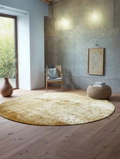 Alfombra redonda de tejido plano jacquard Virgin Land