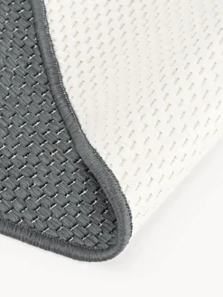 Alfombra reversible redonda para interior y exterior Whitby