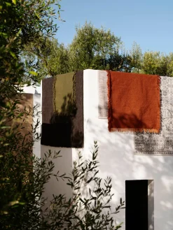 Alfombra tejida a mano para interior y exterior Marcus