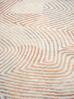 Alfombra tejida Jacquard Coral