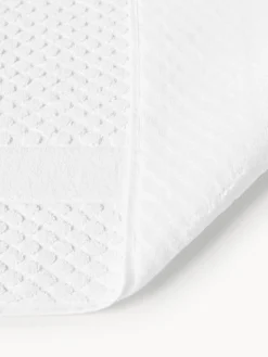 Alfombrilla de baño antideslizante con estampado de panal Katharina