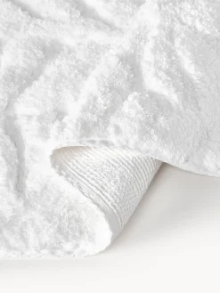 Alfombrilla de baño antideslizante con diseño en relieve Leaf