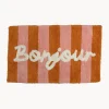 Alfombrilla de baño artesnal de algodón Bonjour