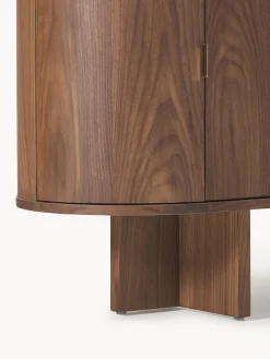 Aparador de madera con esquinas redondeadas Zumi