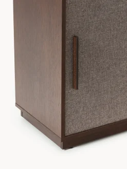 Aparador de madera con frente tapizado Wisp