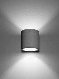 Aplique artesanal de cemento Rosalia