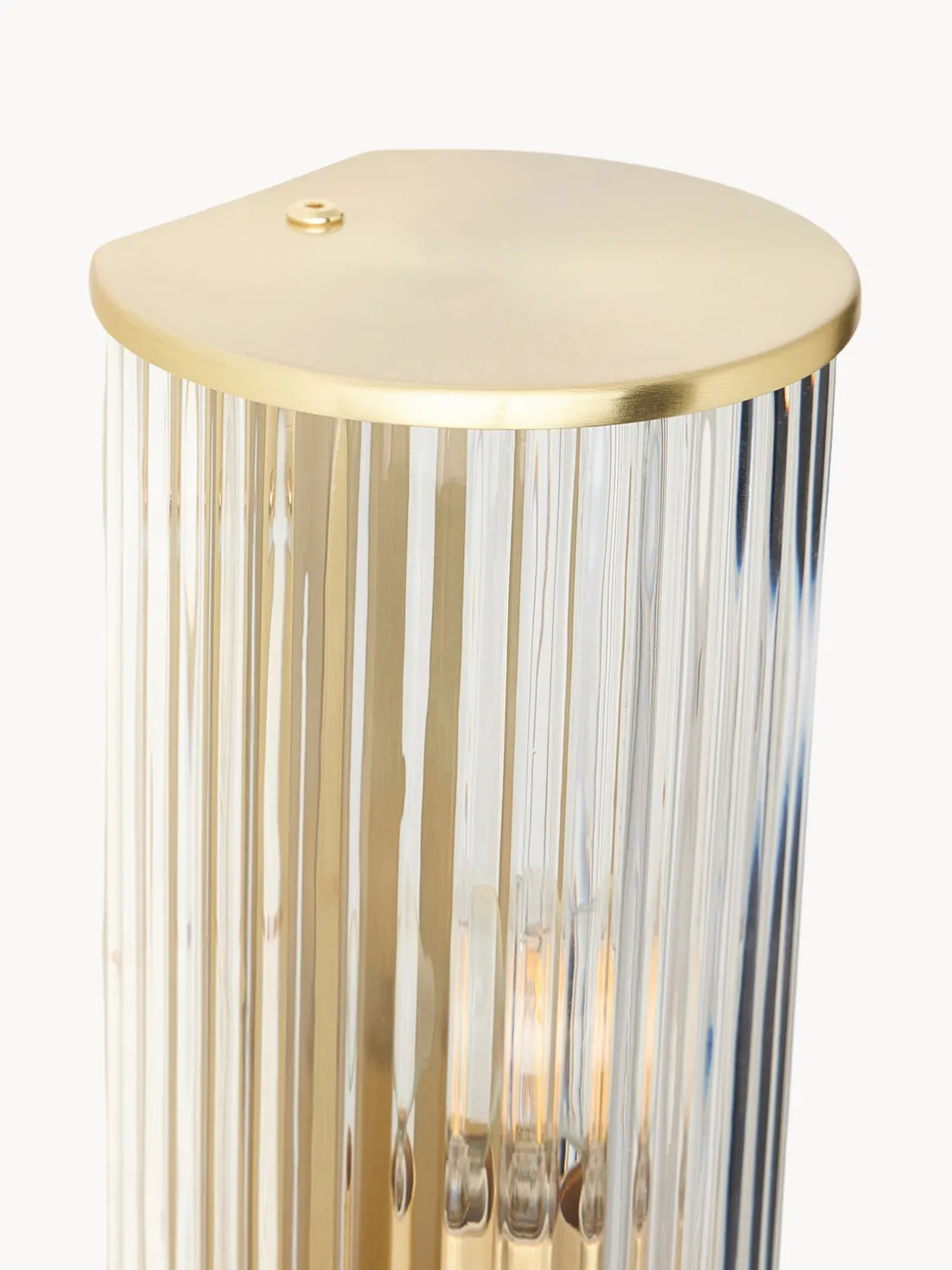 Aplique de vidrio estriado Emmi