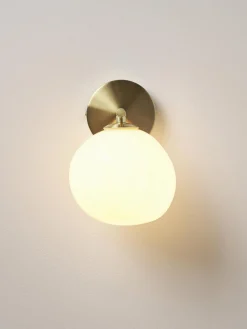 Aplique de vidrio opalino Josie