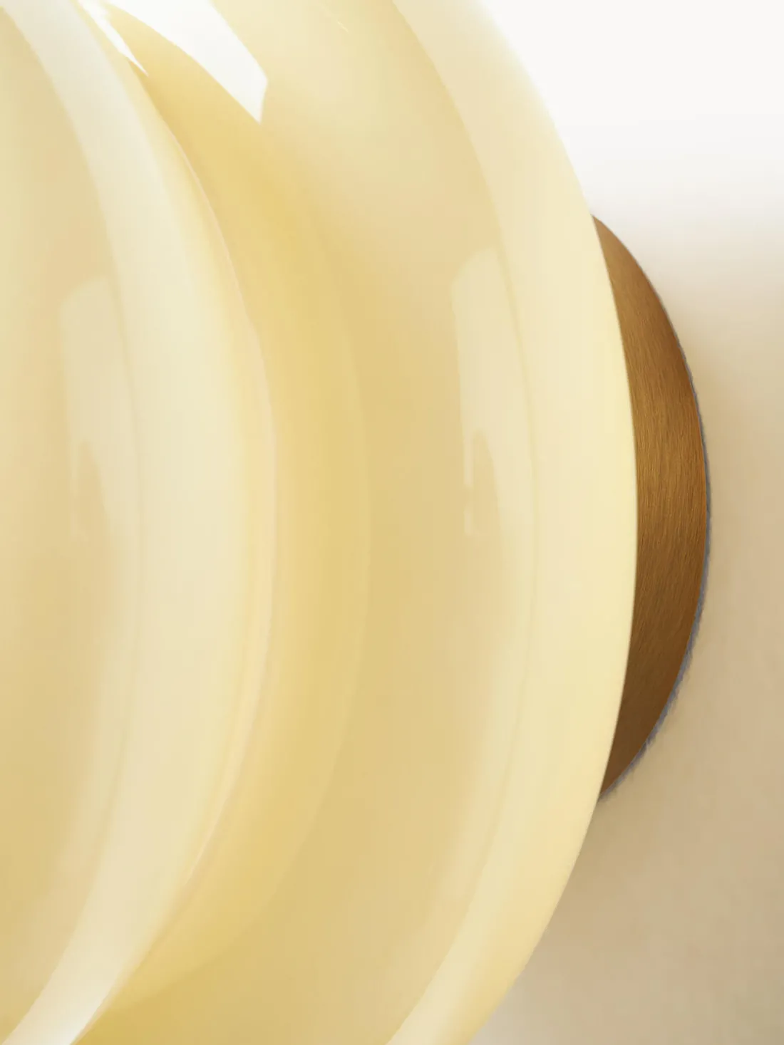 Aplique de vidrio opalino Baya