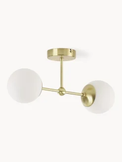 Aplique grande de vidrio opalino Beth