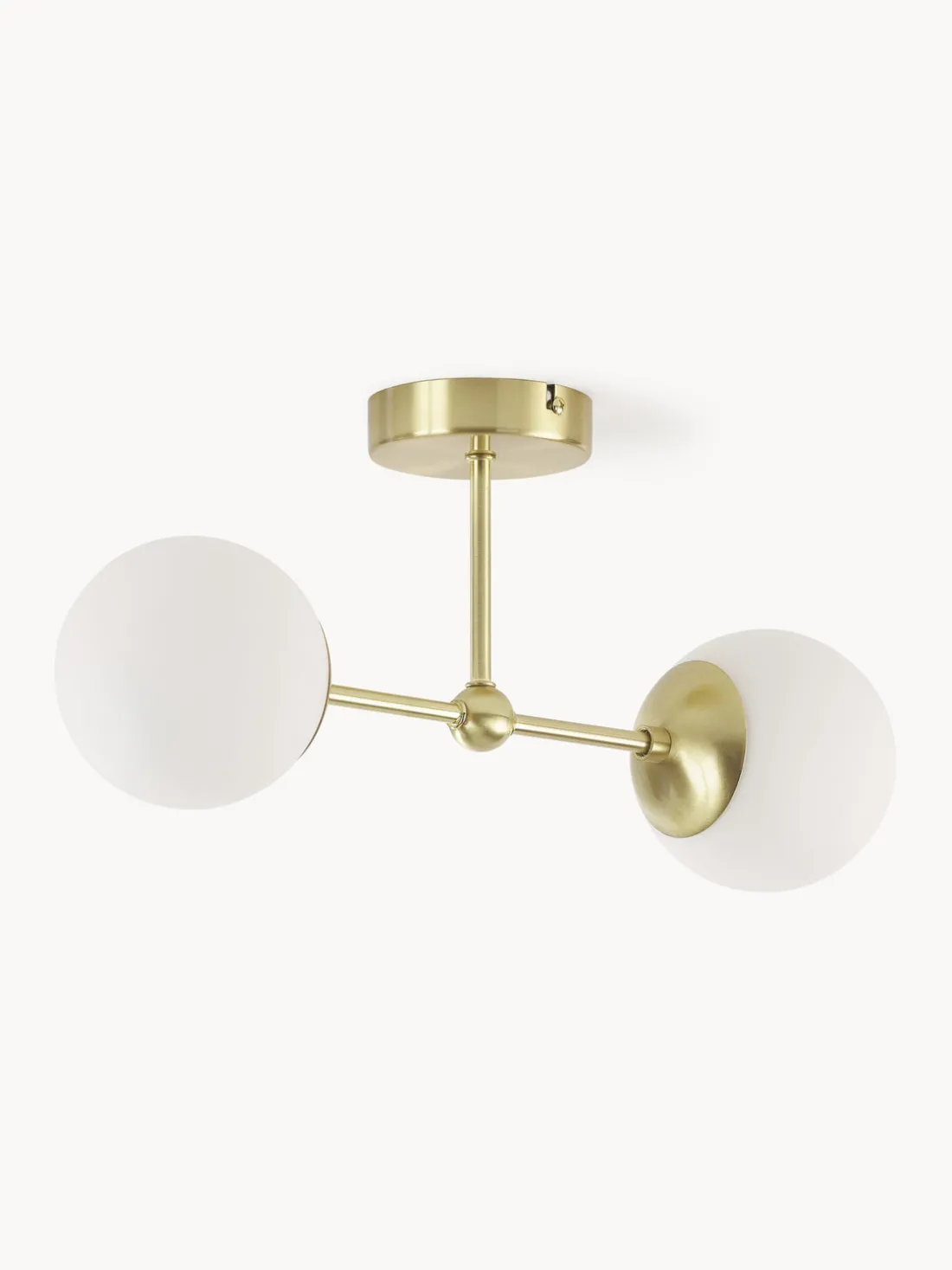 Aplique grande de vidrio opalino Beth