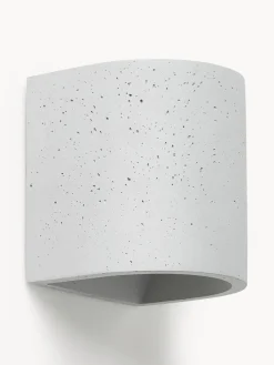 Aplique LED de hormigón para exterior Kyra