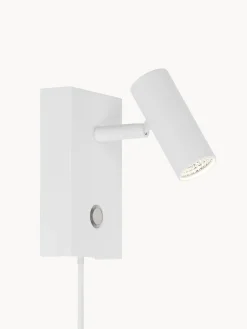 Aplique pequeño LED regulable Omari, con enchufe
