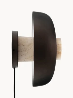 Aplique regulable de travertino Reverse