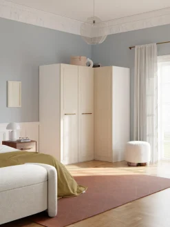 Armario esquinero modular Charlotte, 3 puertas (165 cm), diferentes variantes