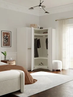 Armario esquinero modular Charlotte, 3 puertas (165 cm), diferentes variantes