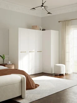 Armario esquinero modular Charlotte, 4 puertas (215 cm), diferentes variantes