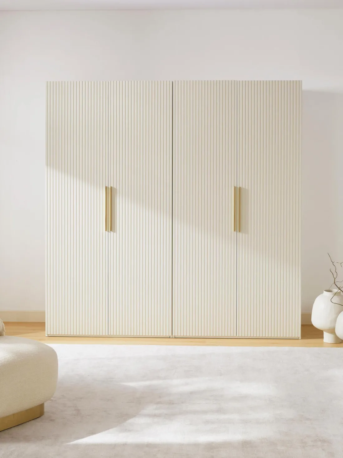 Armario modular con puertas giratorias Simone, An 200 cm, variantes diferentes
