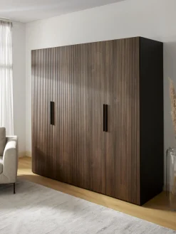 Armario modular con puertas giratorias Simone, An 200 cm, variantes diferentes