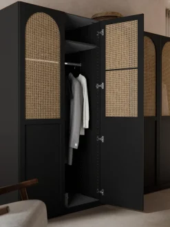 Armario modular Jeanne, 4 puertas (250 cm), diferentes opciones