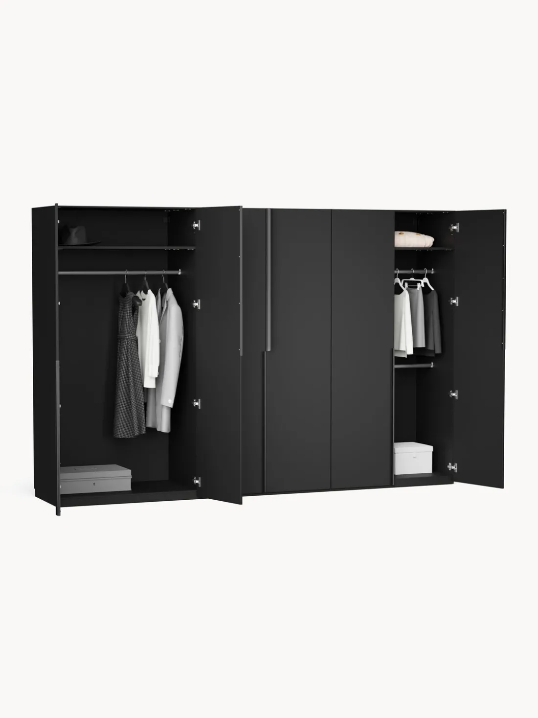 Armario modular Leon, 6 puertas (300 cm), diferentes variantes