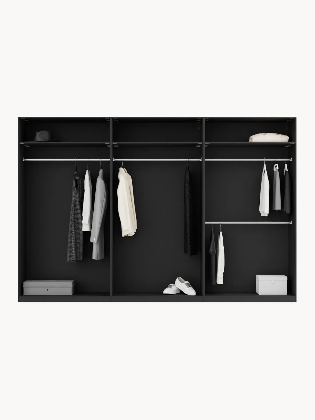 Armario modular Simone, An 300 cm, variantes diferentes