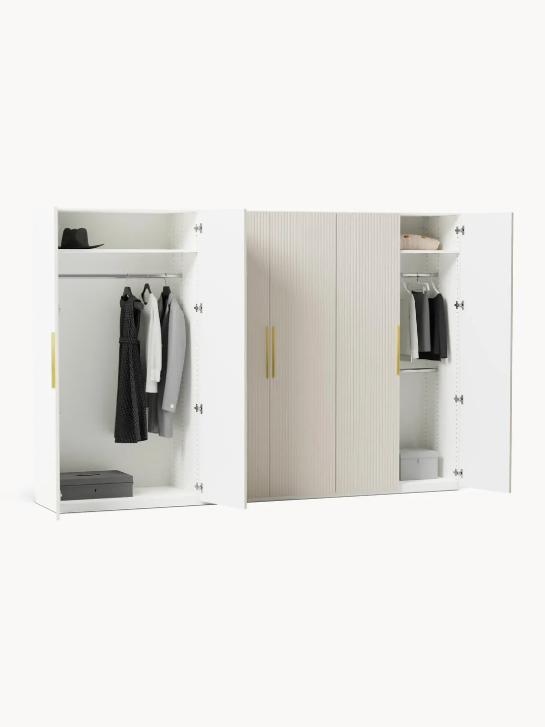 Armario modular Simone, An 300 cm, variantes diferentes