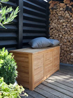 Baúl de madera de teca Storage