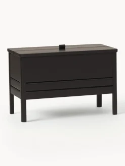 Banco de madera de roble con espacio de almacenaje A Line