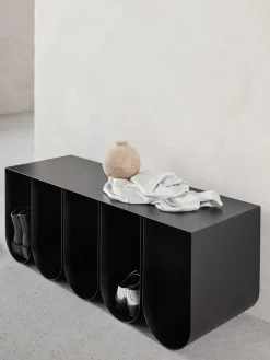 Banco de metal Curved