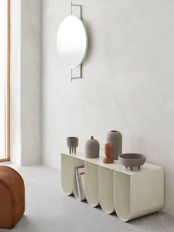 Banco de metal Curved