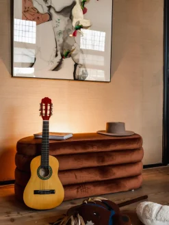 Banco de terciopelo Alto