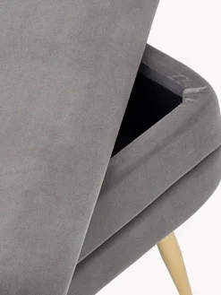 Banco de terciopelo con espacio de almacenamiento Pavlina