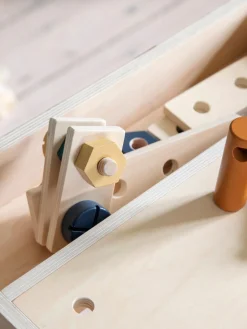 Banco de trabajo de madera Woodland, regulable en altura