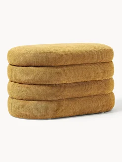 Banco pequeño tapizado con espacio de almacenamiento Alto