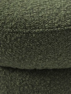 Banco tapizado en tejido bouclé Alto