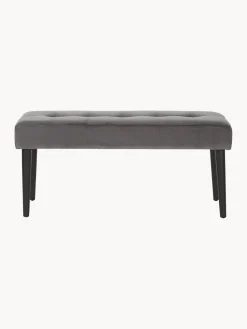 Banco tapizado en terciopelo Glory