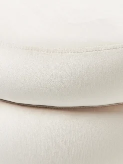 Banco tapizado en terciopelo con espacio de almacenaje Alto