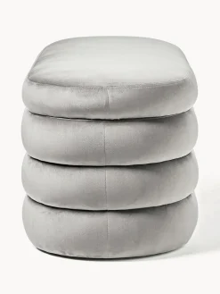 Banco tapizado en terciopelo con espacio de almacenaje Alto