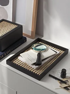 Bandeja con tejido vienés Carina