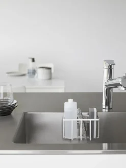 Bandeja de baño con ganchos adhesivos Tower