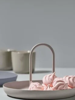 Bandeja de servir Singles Warm Grey con asa