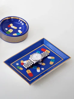 Bandeja decorativa con detalle de oro Full Dose