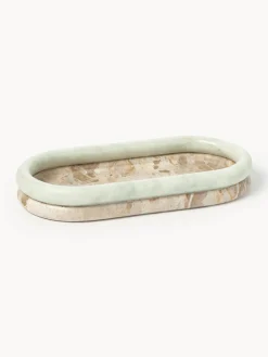Bandeja decorativa de mármol Maba