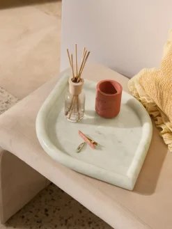 Bandeja decorativa de mármol Maba