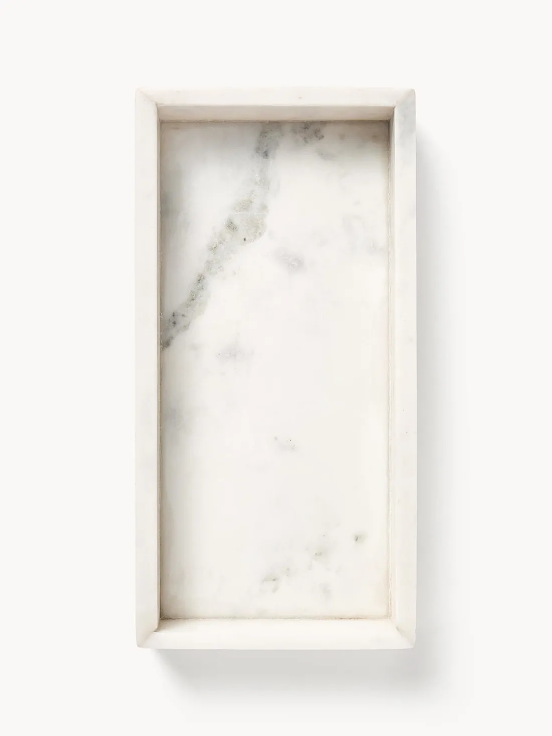 Bandeja decorativa pequeña de mármol Venice