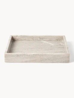 Bandeja decorativa pequeña de mármol Venice