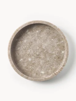 Bandeja redonda decorativa de mármol Venice