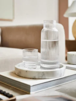 Bandeja redonda decorativa de mármol Venice