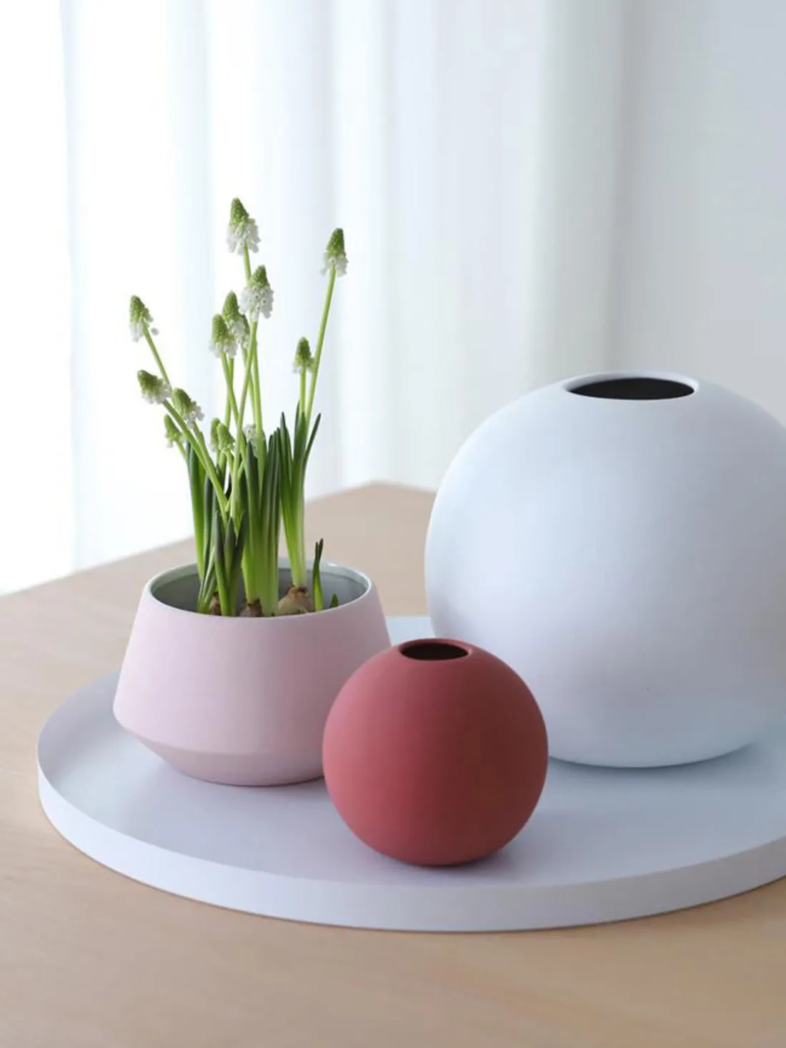 Bandeja redonda decorativa Circle, Ø 40 cm